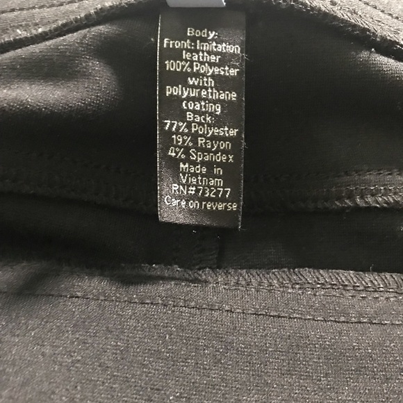 Imitation Leather Pants - Picture 4 of 4